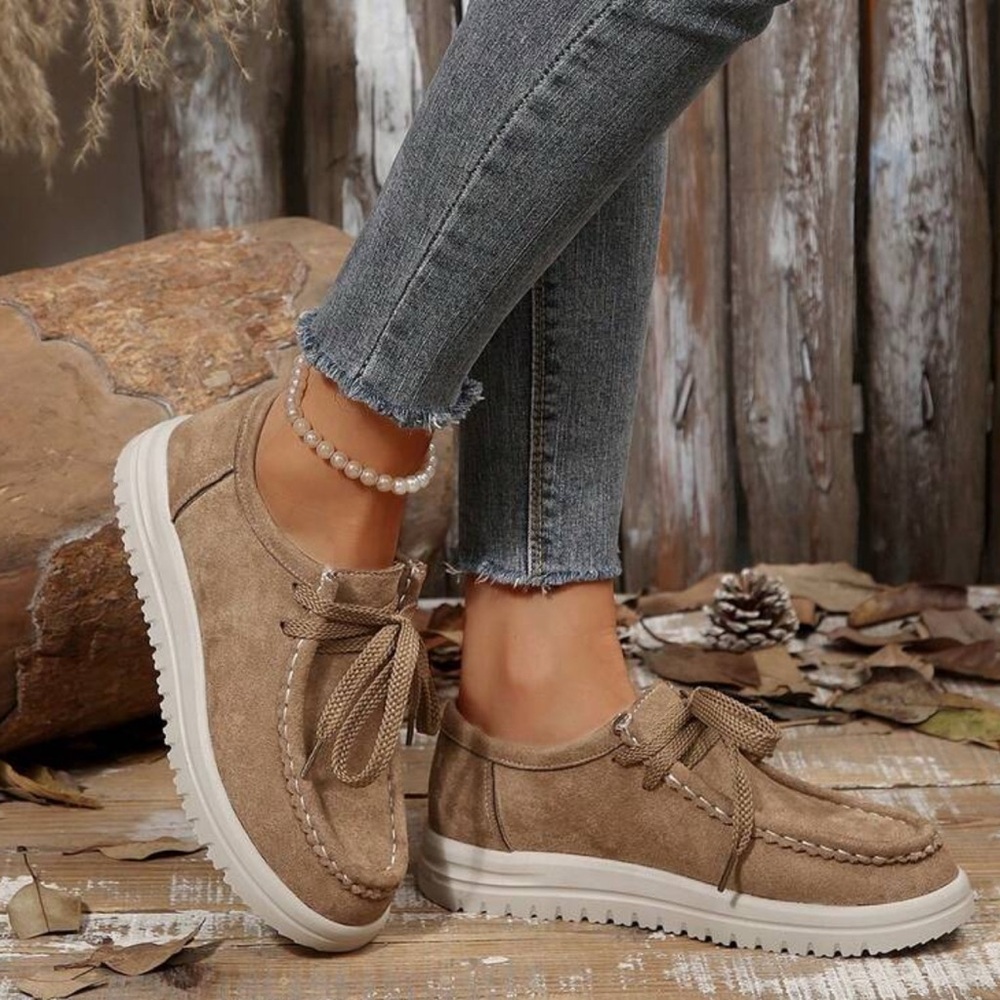 Elegant Tan Moccasins for Women